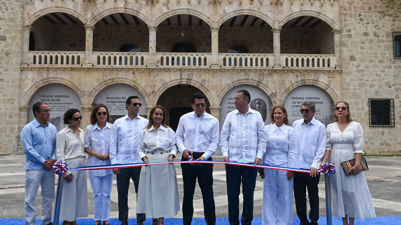 Ministerio de Turismo entrega remozado el Alcázar de Colón y avanza revitalización de la Ciudad Colonial